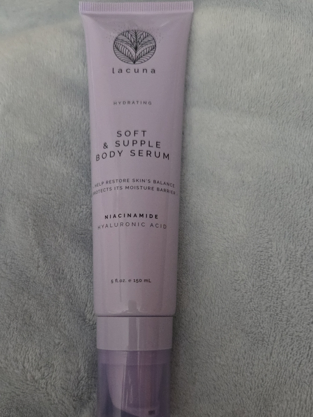 Lacuna Soft & Supple Body Serum - Hydrating Body Moisturizer (Lavender) NWOT